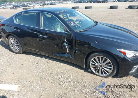 2022 Infiniti Q50 Luxe Awd z USA, uszkodzony, nr VIN JN1EV7BR5NM341618
